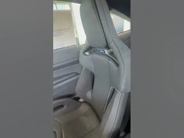 'Video thumbnail for New m4 display and carbon buckets are intense. #cars #bmw #sportscar #car #bmwm3 #g80 #interior'