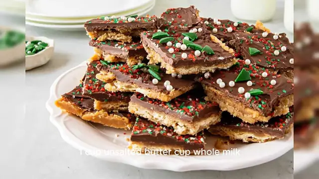 Video thumbnail for Christmas Cracker Candy Recipe