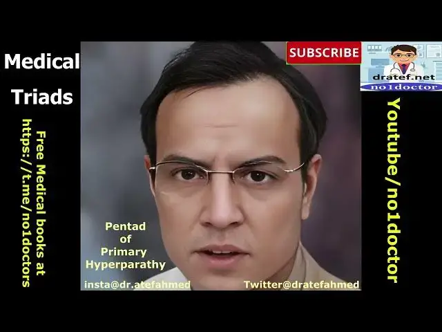 Video thumbnail for Pentad of Primary Hyperparathyroidsim /Medical Triads/Medical Mnemonics /#shorts/Medical students/