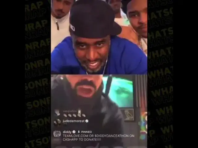Video thumbnail for Old Footage of Drake and Diddy on IG Live Resurfaces.