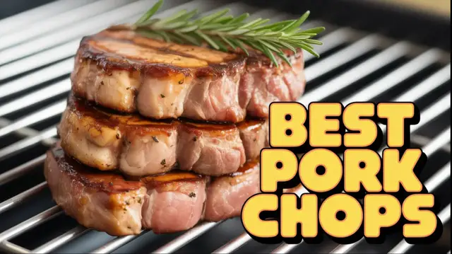 'Video thumbnail for Garlic Pork Chops Recipe'