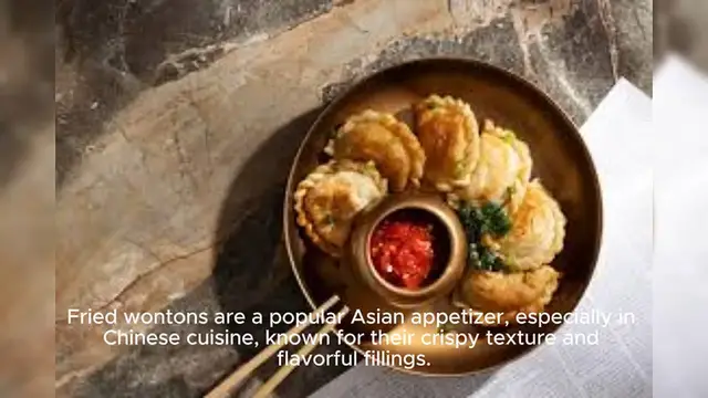 Video thumbnail for Fried Wontons