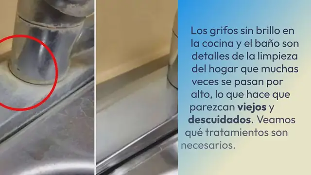 Video thumbnail for Grifos opacos, la pesadilla de muchos hogares: cómo limpiarlos para que vuelvan a brillar