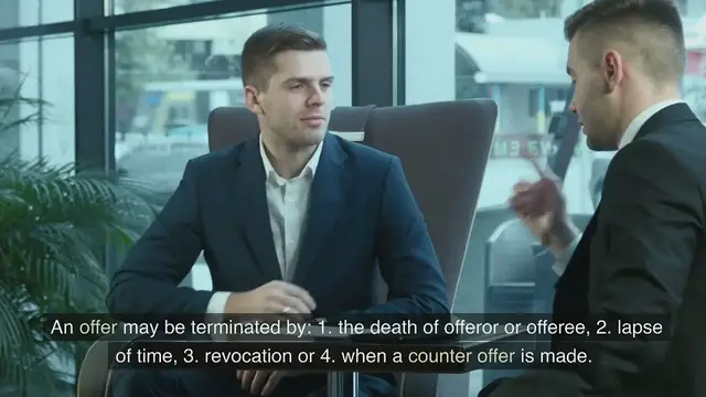 Video thumbnail for Contract law - Termination of an offer - www.e-lawresources.co.uk