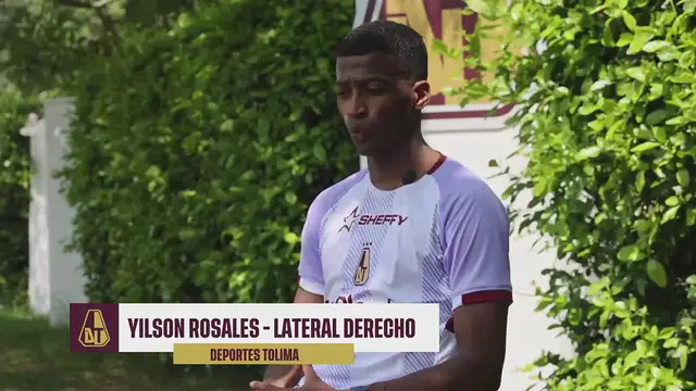 Video thumbnail for Yilson Rosales, el primer refuerzo del Deportes Tolima para la Liga BetPlay 1 2024