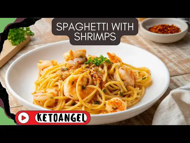 Video thumbnail for Spaghetti with Shrimps: A Quick, Flavor- Packed Recipe for Seafood Lovers