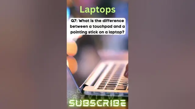 Video thumbnail for What is the difference between a touchpad and a pointing stick on a laptop?