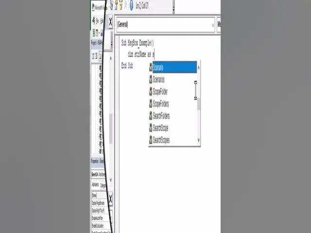 'Video thumbnail for How to Create MsgBox in Excel VBA #shorts'