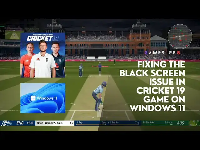 Video thumbnail for Fixing the Black Screen Issue in Cricket 19 Game on Windows 11
