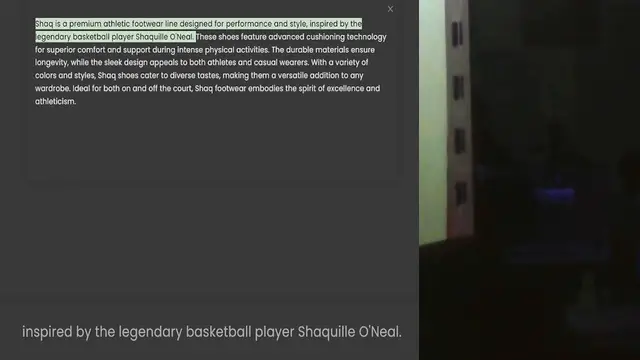 Video thumbnail for legendary basketball player Shaquille O'Neal. These shoes feature advanced cushioning technology for superior comfort and support during intense physical activities. The durable materials ensure longevity, while the sleek design appeals t