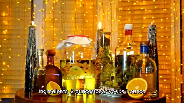 Video thumbnail for pear martini recipe