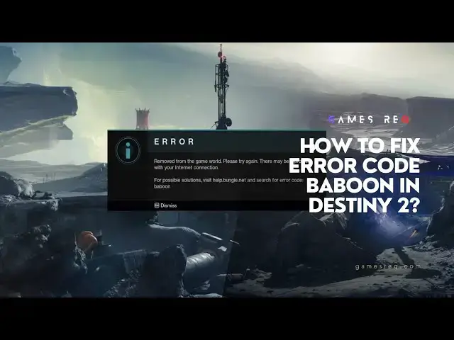 Video thumbnail for How To Fix Error Code Baboon in Destiny 2?