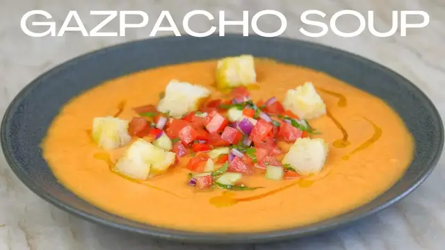 'Video thumbnail for How to Make Gazpacho Soup Even Better! 🍅'