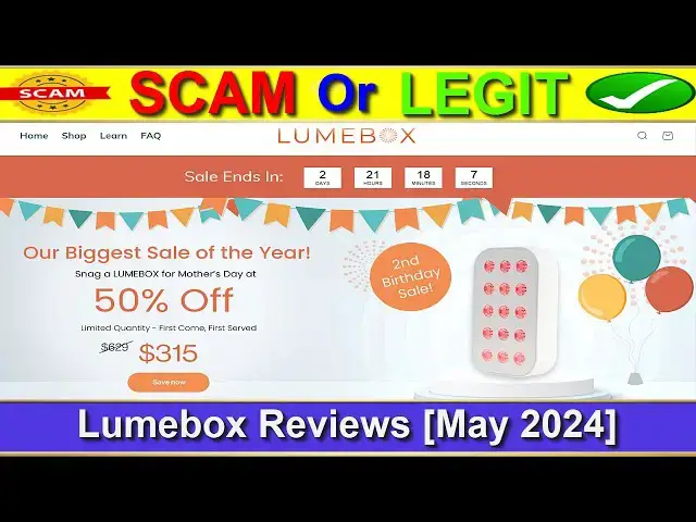 Video thumbnail for Lumebox Reviews (May 2024) - Is Thelumebox.com A Legit E-Commerce Site? Find Out! | Product Review