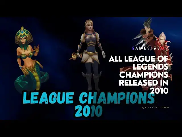 Video thumbnail for All League of Legends Champions Released in 2010