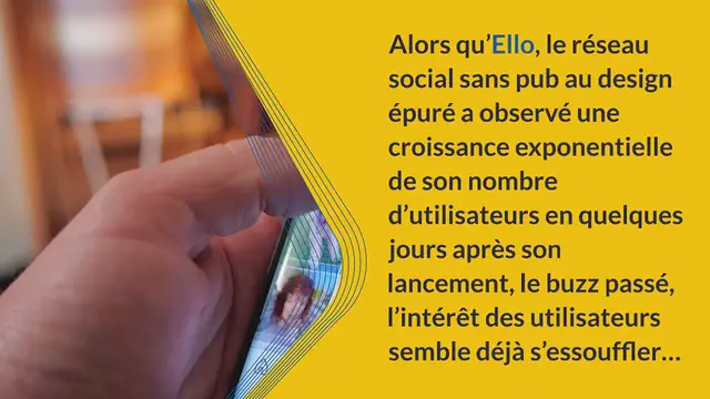 Video thumbnail for Sondage Ello : le nouveau réseau social déjà mort ?