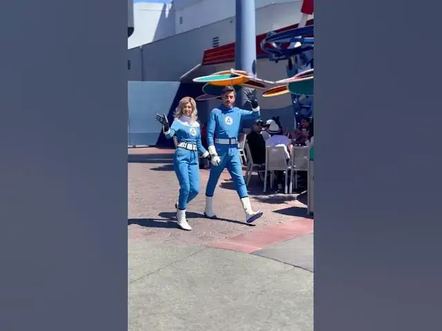 'Video thumbnail for The Fantastic Four have arrived at Disneyland and they are awesome!'