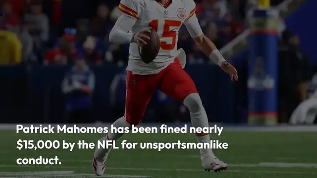 Video thumbnail for Mahomes Fined for Violent Gesture