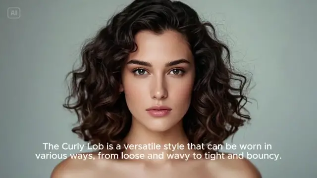 Video thumbnail for Curly Lob haircut