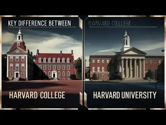 Video thumbnail for Harvard College vs Harvard University: Understanding the Key Difference