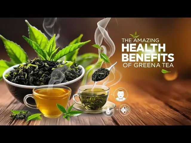 Video thumbnail for The Amazing Health Benefits of Green Tea Explained