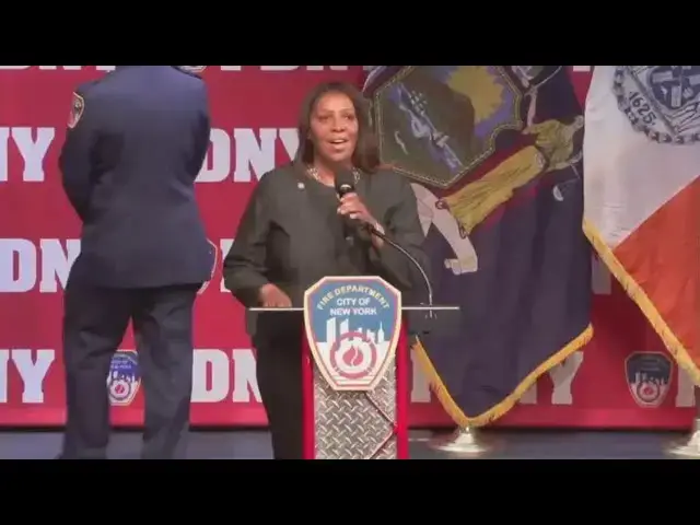 Video thumbnail for Trump Prosecutor Letitia James Caught On Video - Her Career Is Ruined