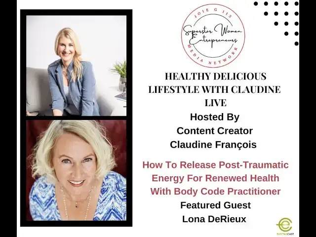 Video thumbnail for 406. How To Release Post-Traumatic Energy For Better Health With Body Code Practitioner Lona DeRieux
