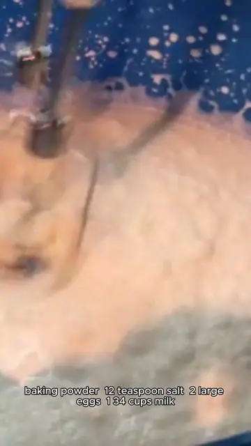 Video thumbnail for waffle mix recipe