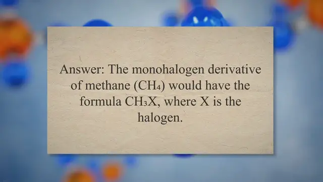 Video thumbnail for Sample problems alkane derivatives