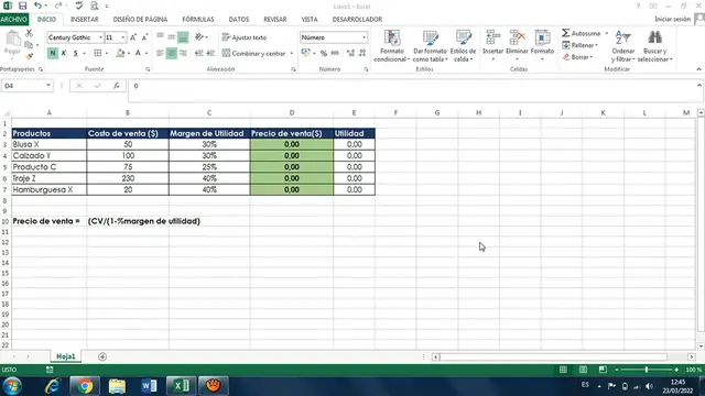 'Video thumbnail for calcular el PRECIO DE VENTA de forma correcta'