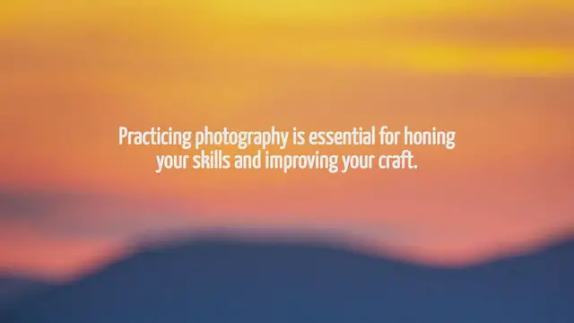 'Video thumbnail for How To Practice Photography'