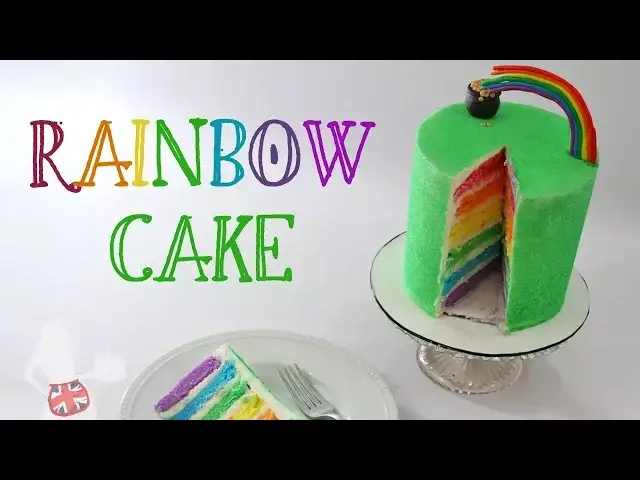 'Video thumbnail for How To Make A RAINBOW CAKE'