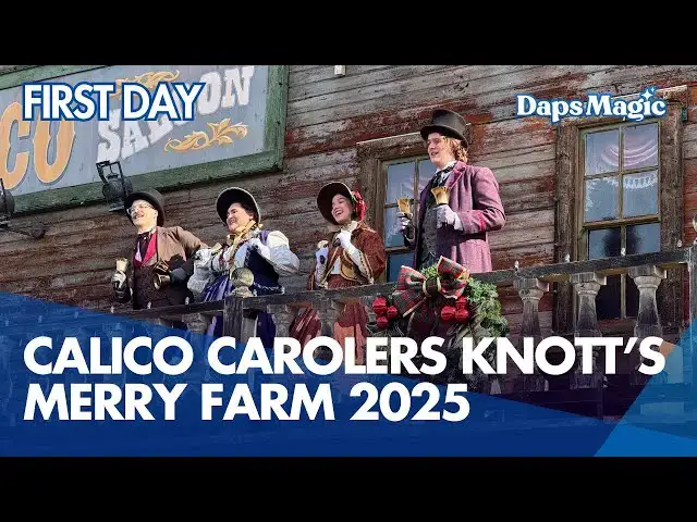 Video thumbnail for Calico Carolers First Day | Knott's Merry Farm 2025 4K