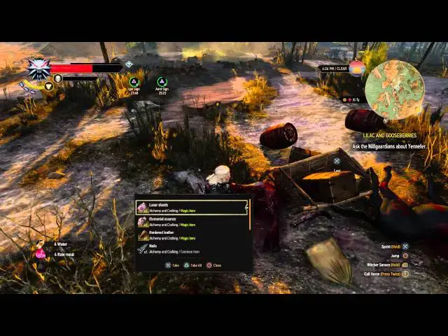 Video thumbnail for The Witcher 3: Wild Hunt - White Orchard: Guarded Treasure: Igni Aard Signs Against Wolves Gameplay