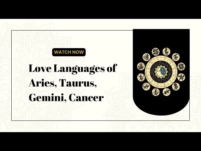 Video thumbnail for Find Your Zodiac Soulmate: Aries, Taurus, Gemini, Cancer