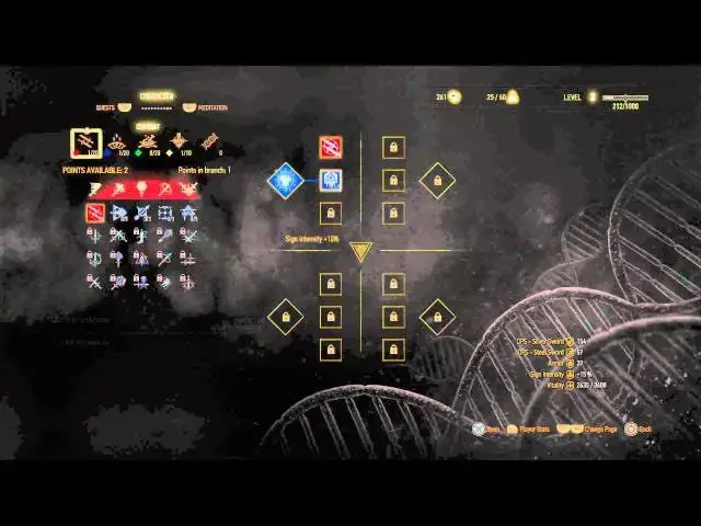 Video thumbnail for The Witcher 3: Wild Hunt - White Orchard: Place of Power (Axii Sign) Sun & Stars Ability Unlocked