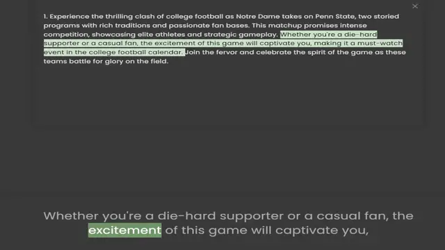 Video thumbnail for programs with rich traditions and passionate fan bases. This matchup promises intense competition, showcasing elite athletes and strategic gameplay. Whether you're a die-hard supporter or a casual fan, the excitement of this game will cap