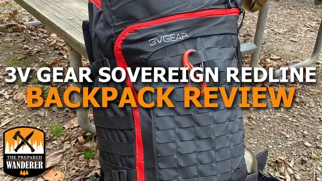 'Video thumbnail for 3V Gear Sovereign Redline Backpack Review'