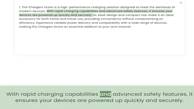 Video thumbnail for modern devices. With rapid charging capabilities and advanced safety features, it ensures your devices are powered up quickly and securely. Its sleek design and compact size make it an ideal accessory for both home and travel use, providi