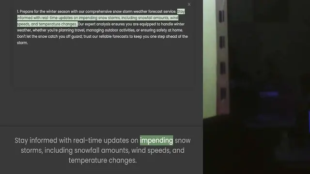 Video thumbnail for informed with real-time updates on impending snow storms, including snowfall amounts, wind speeds, and temperature changes. Our expert analysis ensures you are equipped to handle winter weather, whether you're planning travel, managing ou