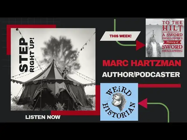 'Video thumbnail for Sword Swallowing! Mars! Pooperweights? Meet Author Marc Hartzman!'