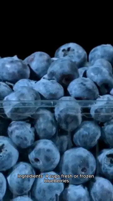 Video thumbnail for blueberry cobbler recipe