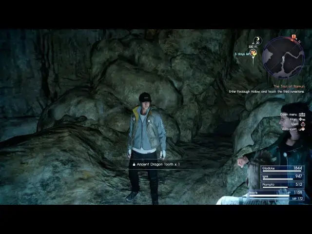 Video thumbnail for Final Fantasy XV - Fociaugh Hollow Dungeon: Ancient Dragontooth Location Gameplay PS4 Pro