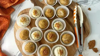 'Video thumbnail for The 3-Ingredient Pumpkin Spice Snack Recipe Your Friends Will Beg You For'