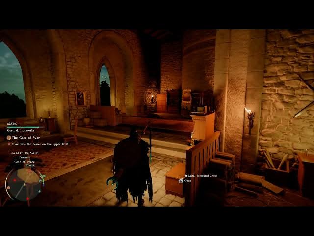 Video thumbnail for Crimson Desert - Ch 10. The Gate of War: Activate The Device of The Upper Level | Marni's Machines