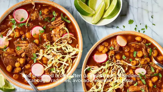 Video thumbnail for pozole recipe