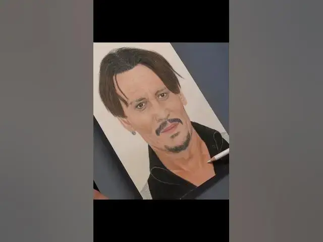 Video thumbnail for Johnny Depp #drawing