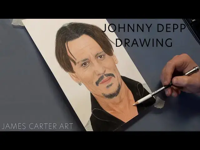 Video thumbnail for Johnny Depp Drawing