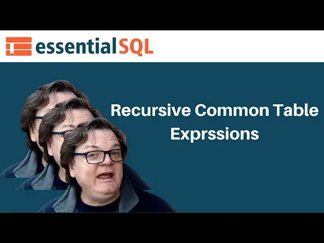 Video thumbnail for Our Most Power Query Yet!  Recursive CTE's (Common Table Expressions) | Essential SQL