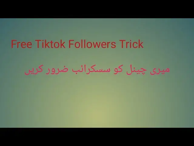 Video thumbnail for Real Tiktok Followres Free...Trick us karo......Mare Youtube Ko Subscribe Karen